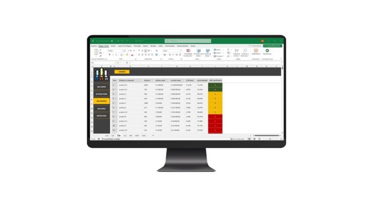ABC Curve Excel Spreadsheet Template
