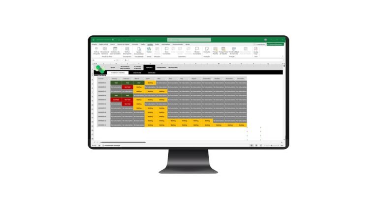 Fitness Center Management Excel Spreadsheet Template