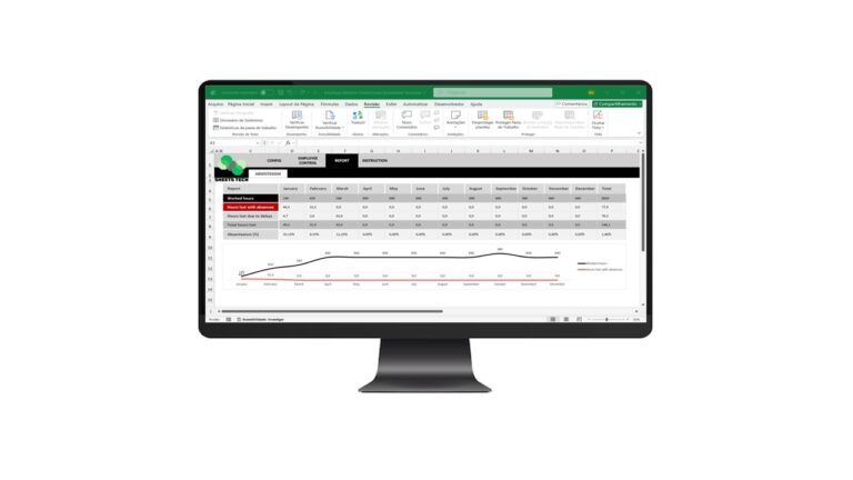 Employee Absence Control Excel Spreadsheet Template