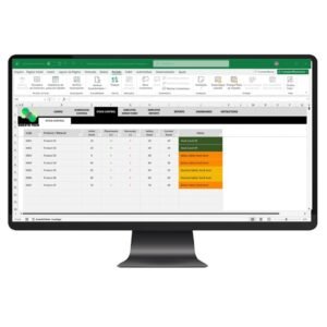 Warehouse Stock Control Excel Spreadsheet Template