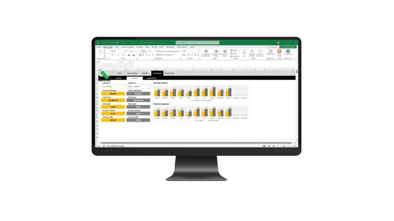 Fuel Control Worksheet Excel Template