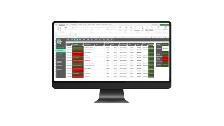 Complete Financial Control Excel Spreadsheet with Cost Centers