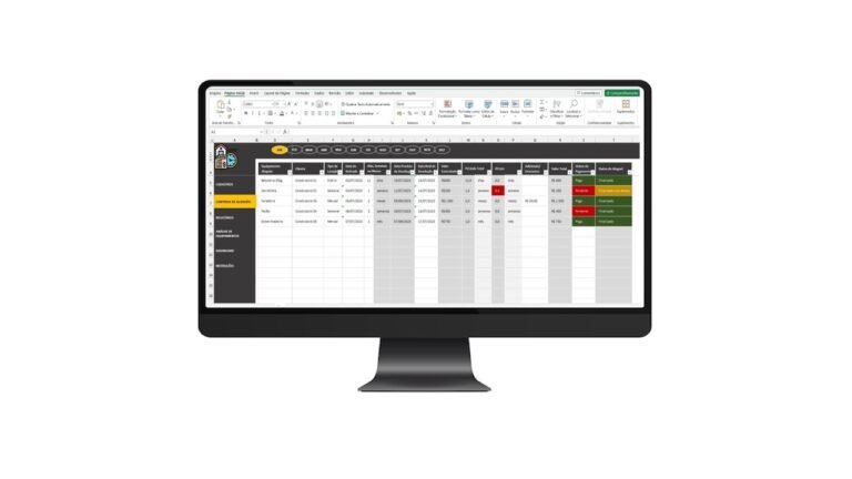 Equipment Rental Management Excel Spreadsheet Template